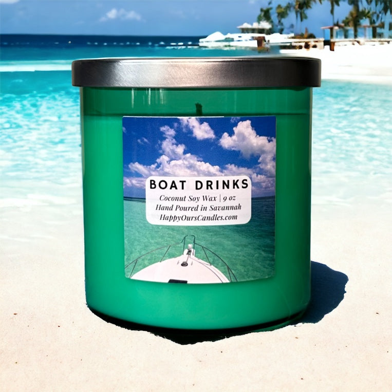 Boat Drinks Scented Candle 9 oz