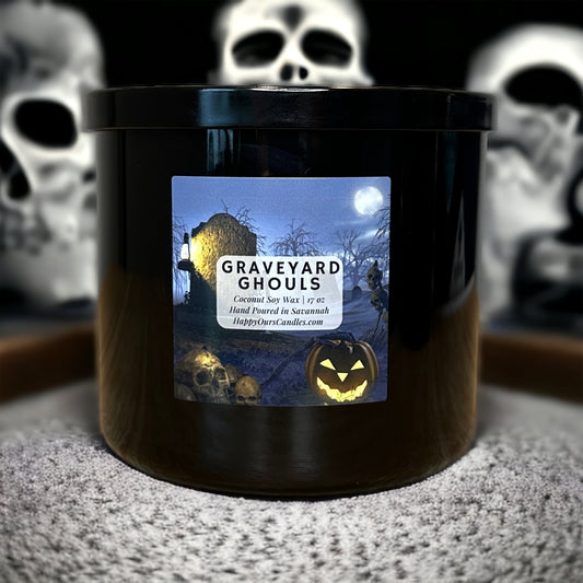 Graveyard Ghouls Scented Candle 17 oz, Triple Wick