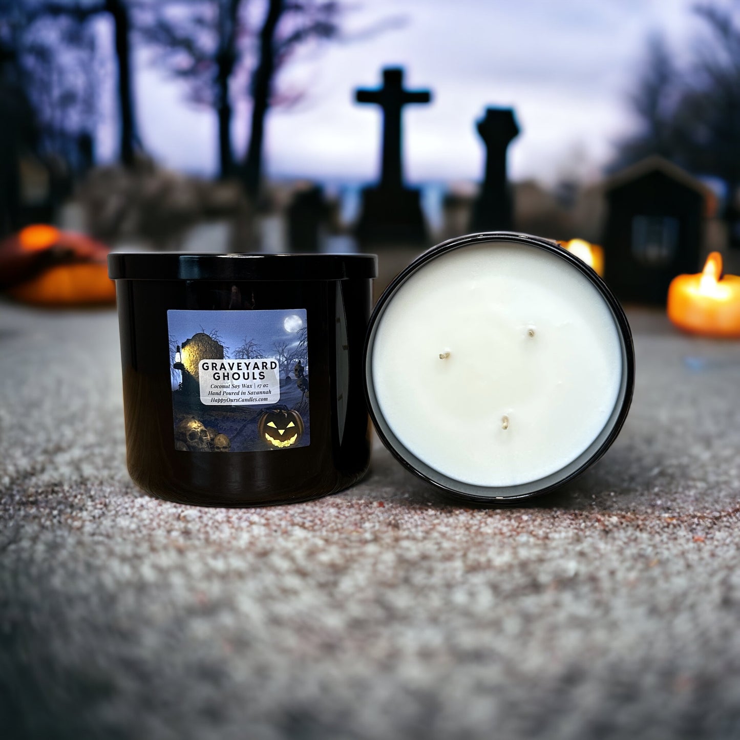 Graveyard Ghouls Scented Candle 17 oz, Triple Wick
